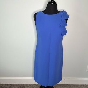 Alex Marie Sleeveless Blue Shift Dress